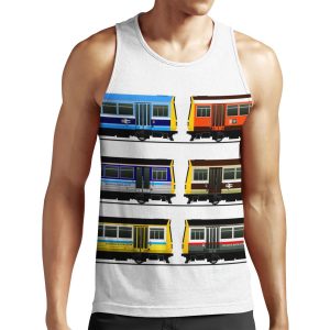 Br Pacer Trains All-over-print Unisex Tank Top