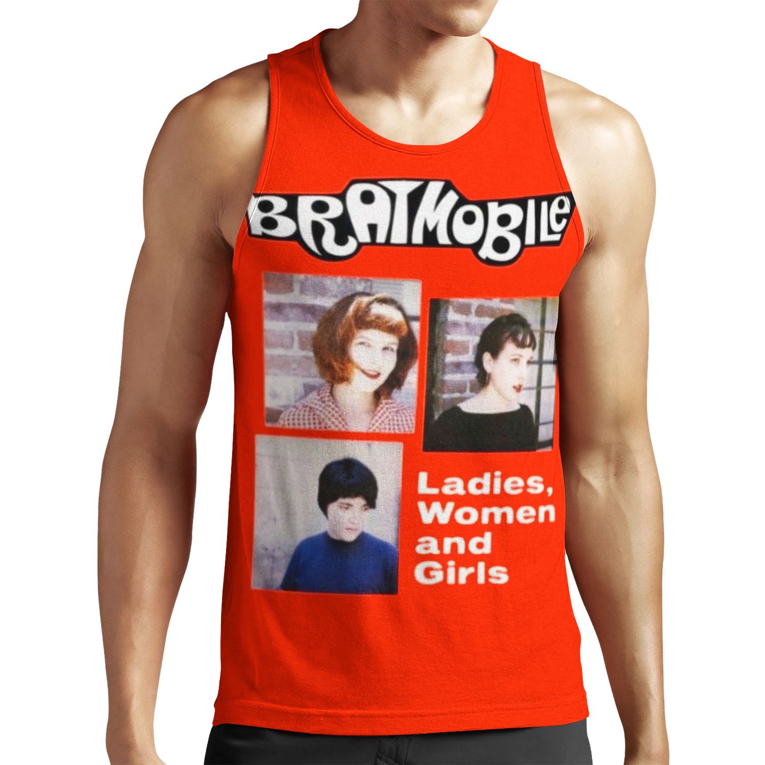 Bratmobile Riot Grrrl Ladies Women And Girls All-over-print Unisex Tank Top