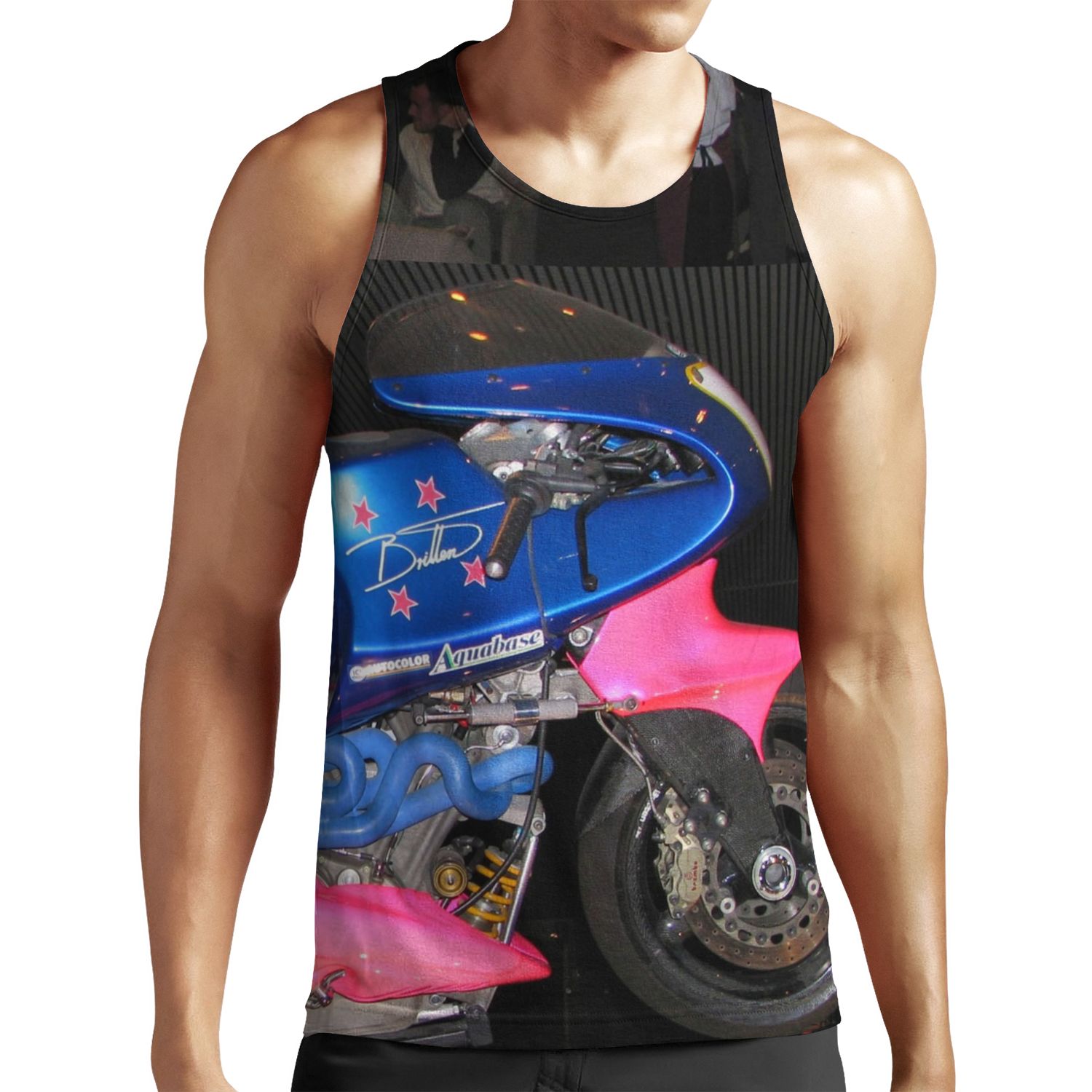 Britten Race Motorcycle All-over-print Unisex Tank Top
