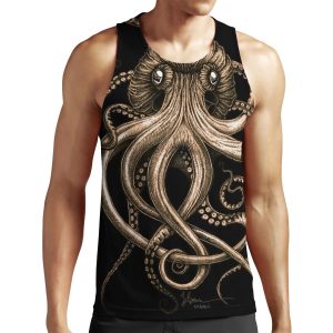 Bronze Kraken All-over-print Unisex Tank Top