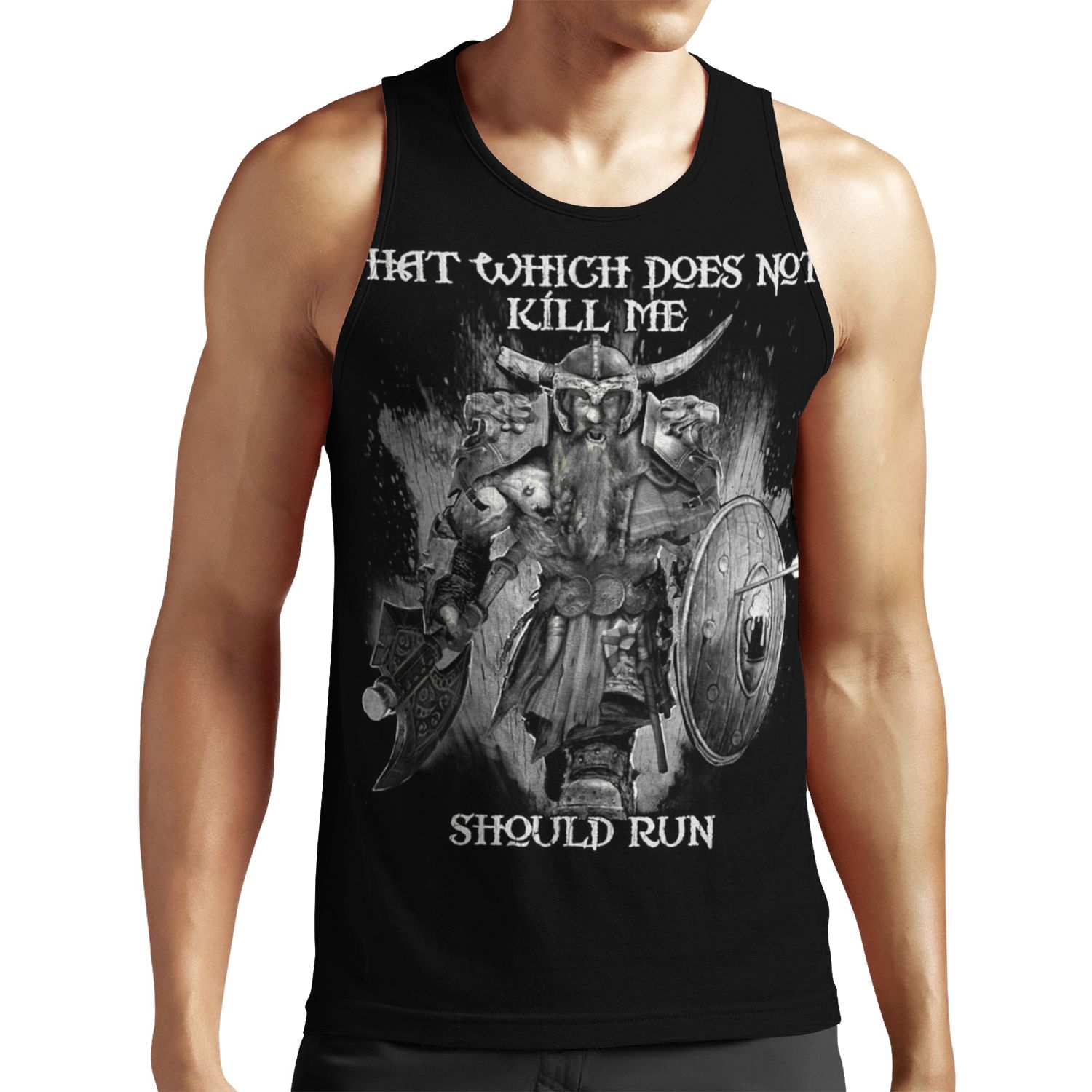 Bruenor Battlehammer Mithral Hall Dwarf Faerun Fourthpeak Frost Hills All-over-print Unisex Tank Top