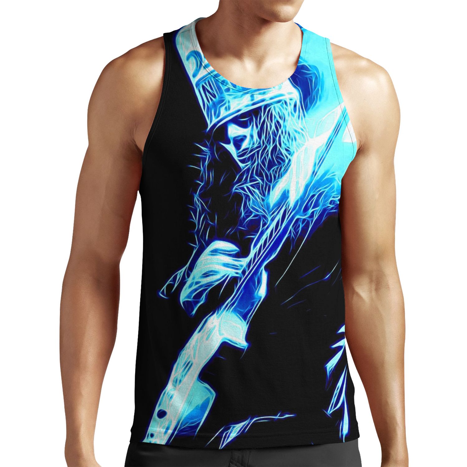 Buckethead Electric Tears All-over-print Unisex Tank Top