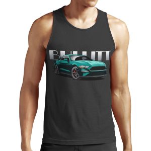 Bullitt Mustang All-over-print Unisex Tank Top