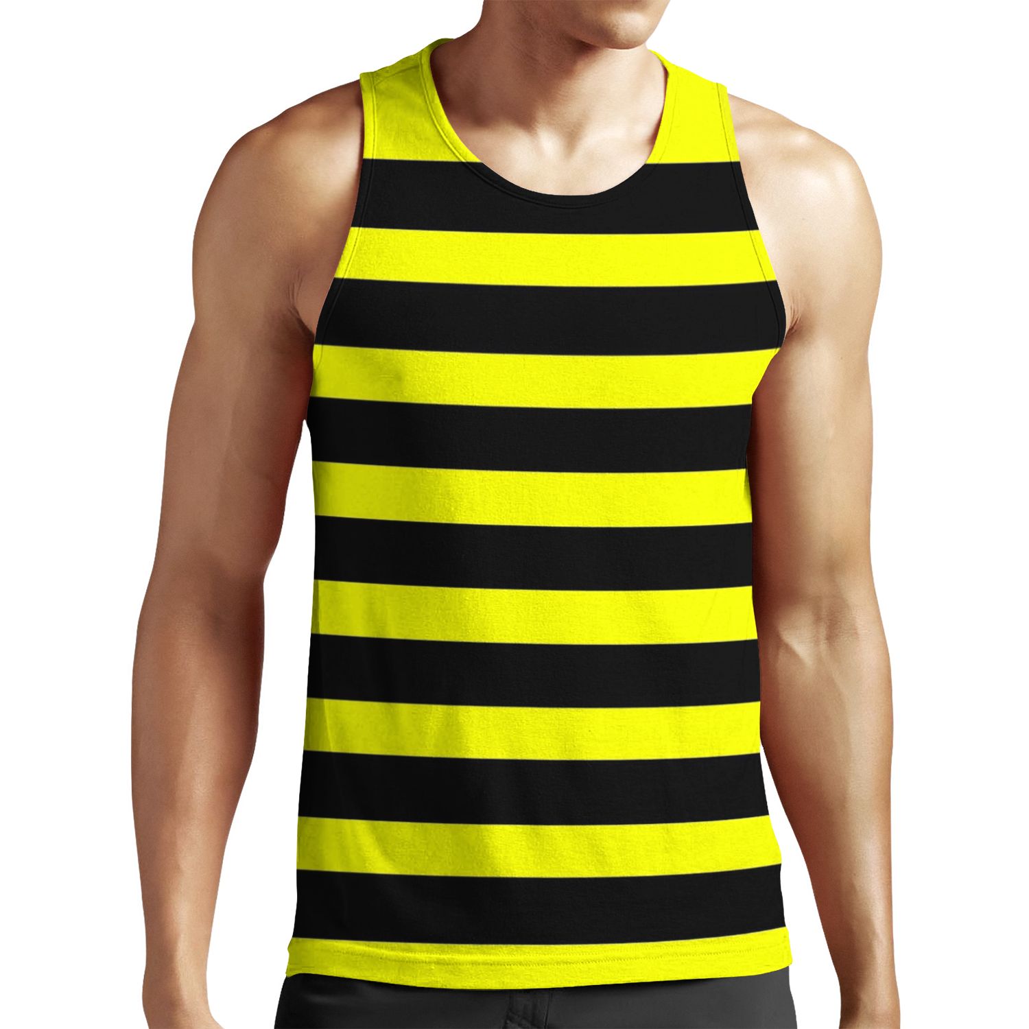 Bumble Bee Line All-over-print Unisex Tank Top