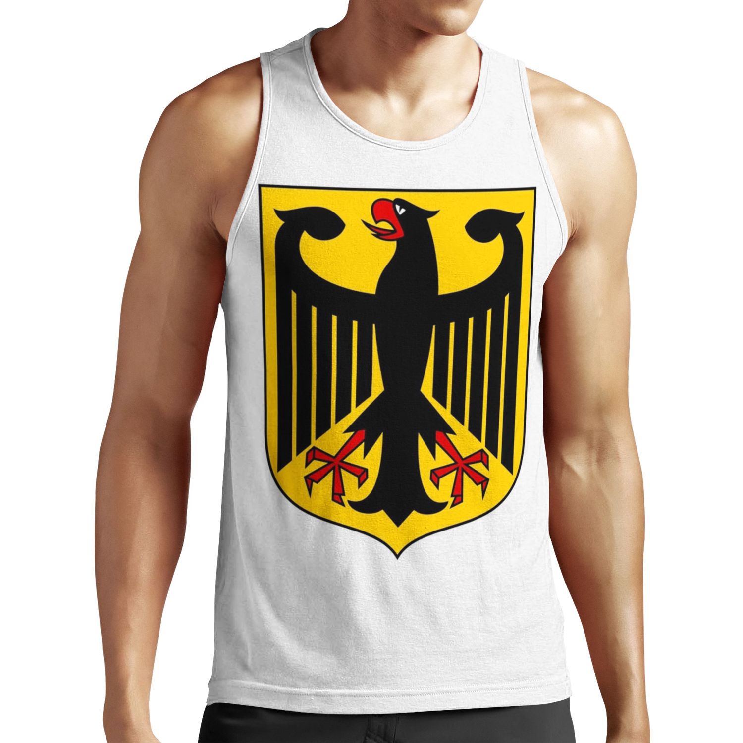 Bundesadler Bundeswappen Deutschlands German Emblem Germany All-over-print Unisex Tank Top