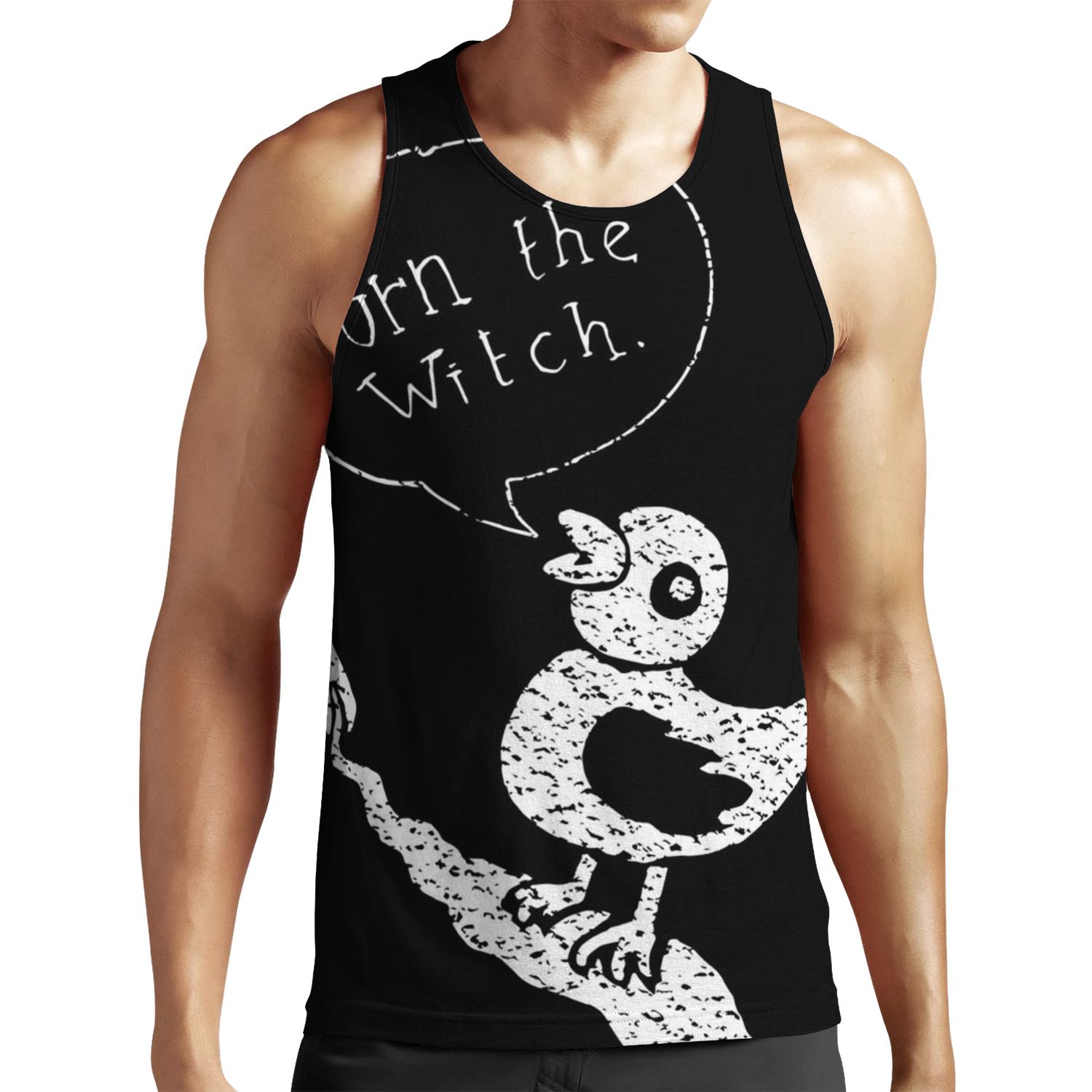 Burn The Witch White All-over-print Unisex Tank Top