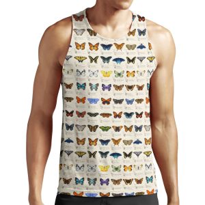 Butterflies Of North America All-over-print Unisex Tank Top