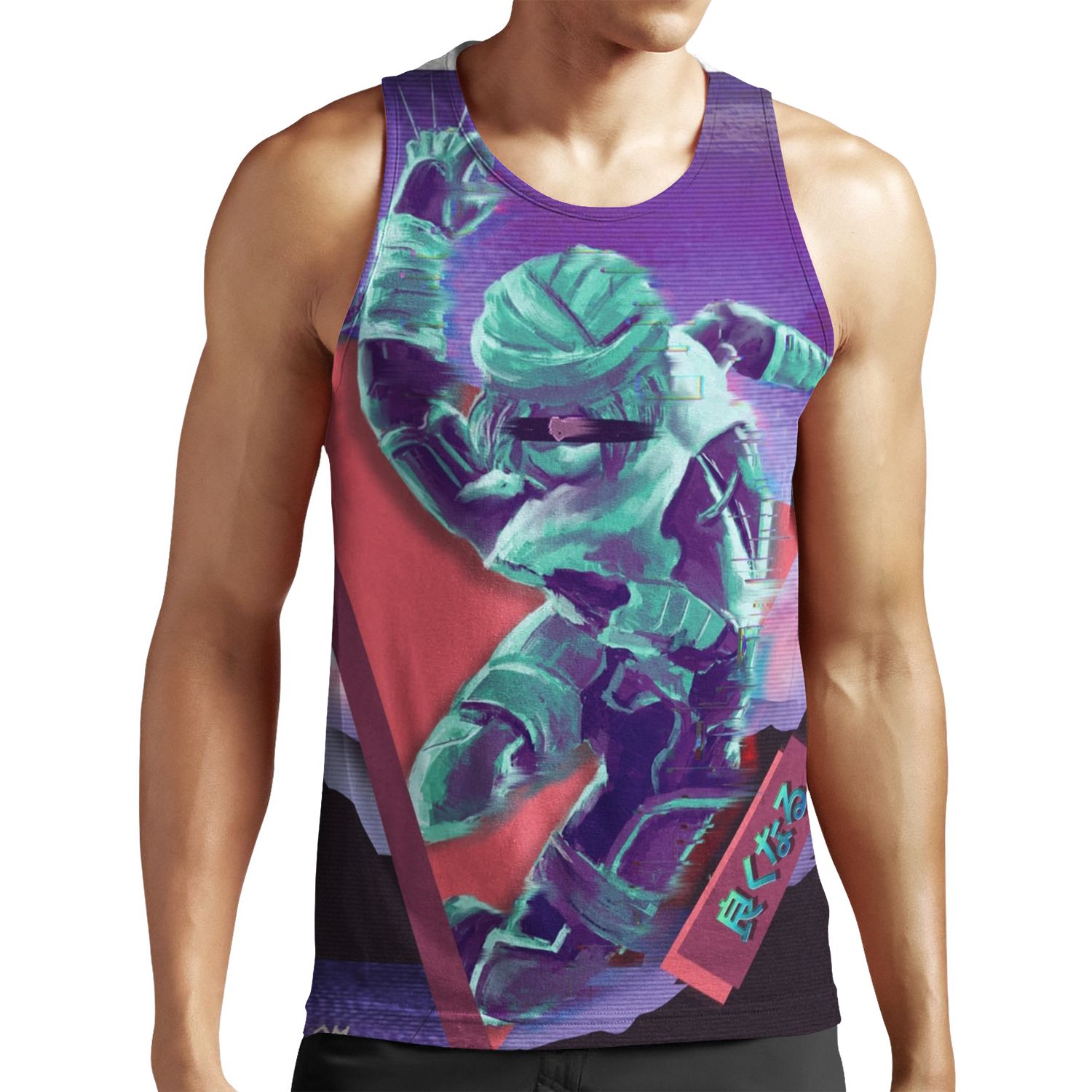 C H A I N S Exe All-over-print Unisex Tank Top
