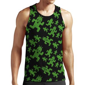 Cactuar Print All-over-print Unisex Tank Top