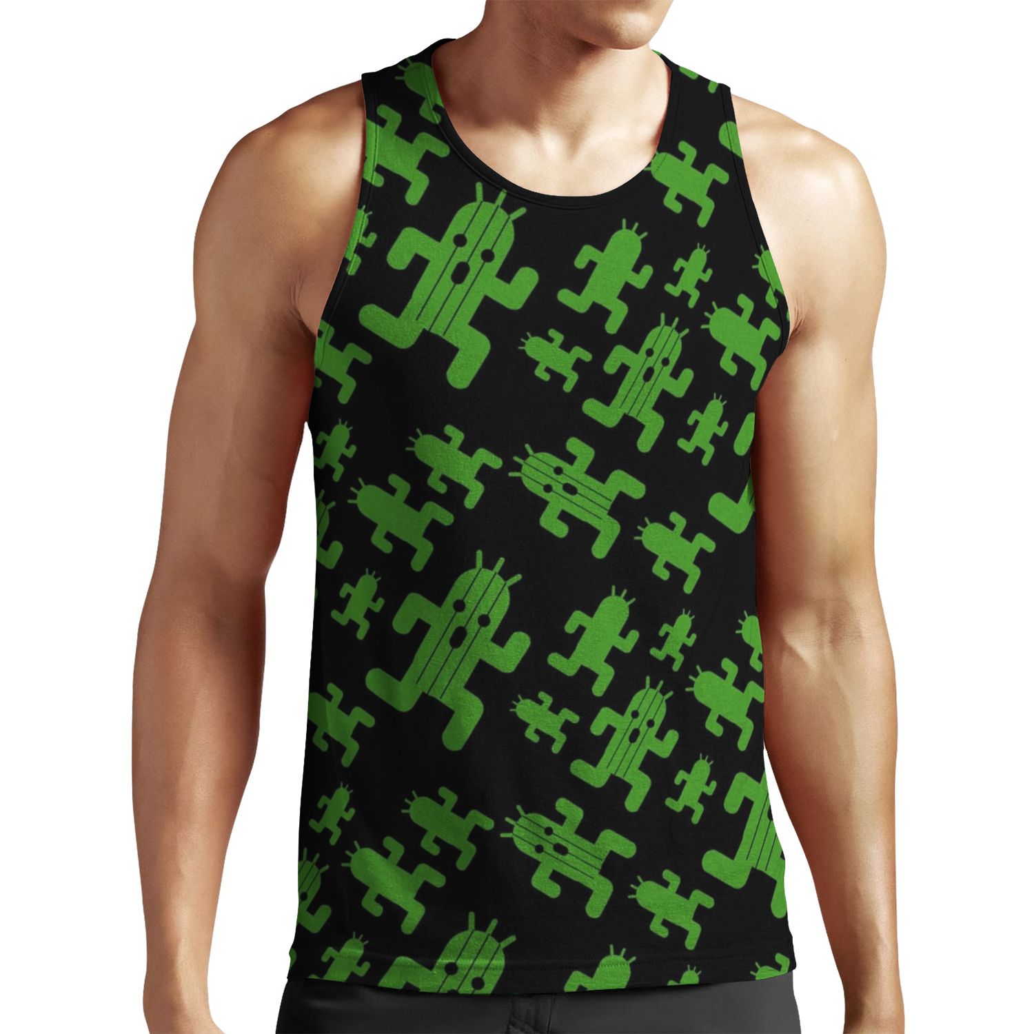 Cactuar Print All-over-print Unisex Tank Top