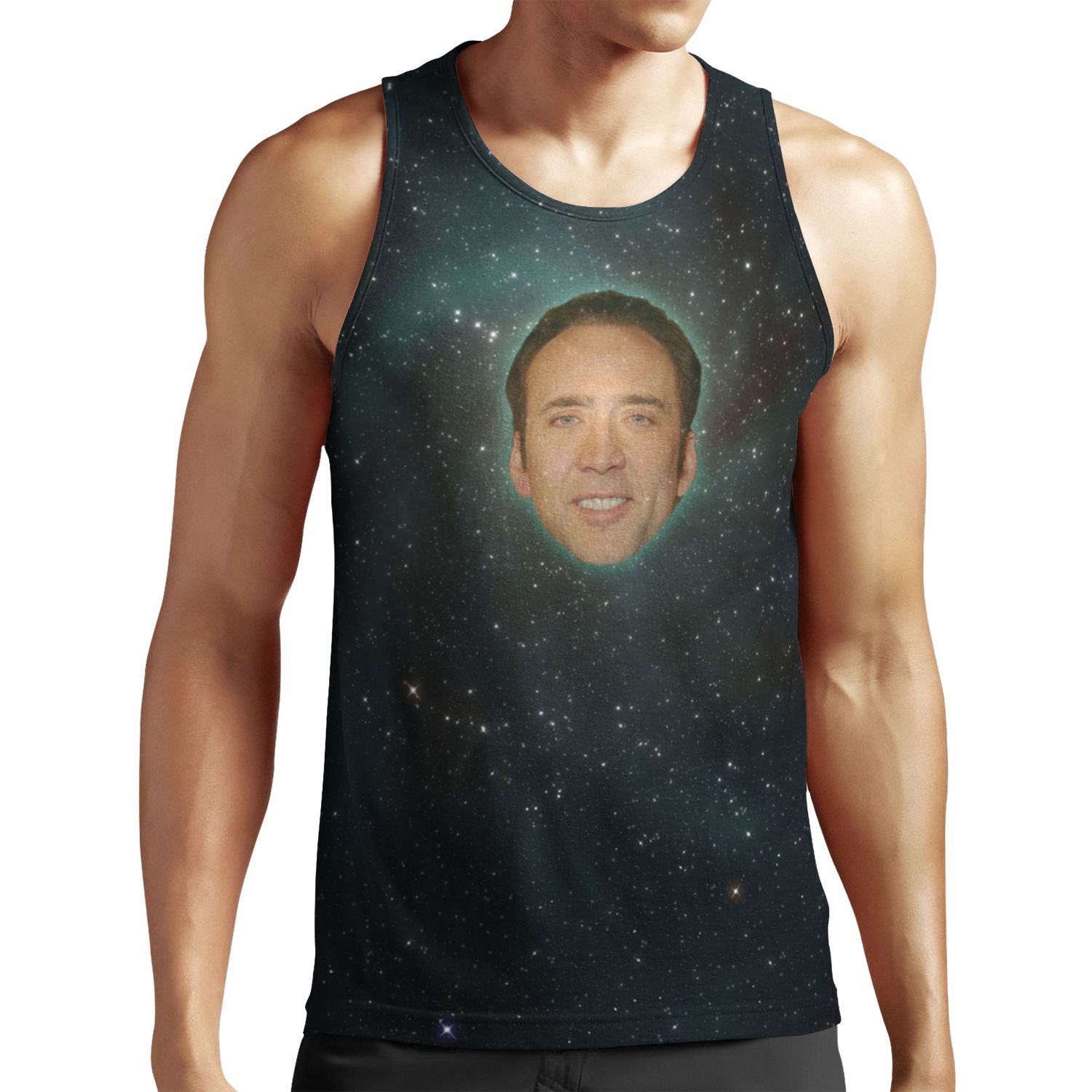 Cage Our Lord Of The Cosmos All-over-print Unisex Tank Top