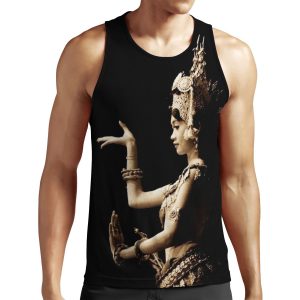 Cambodian Dancer Aspara Khmer 02 All-over-print Unisex Tank Top