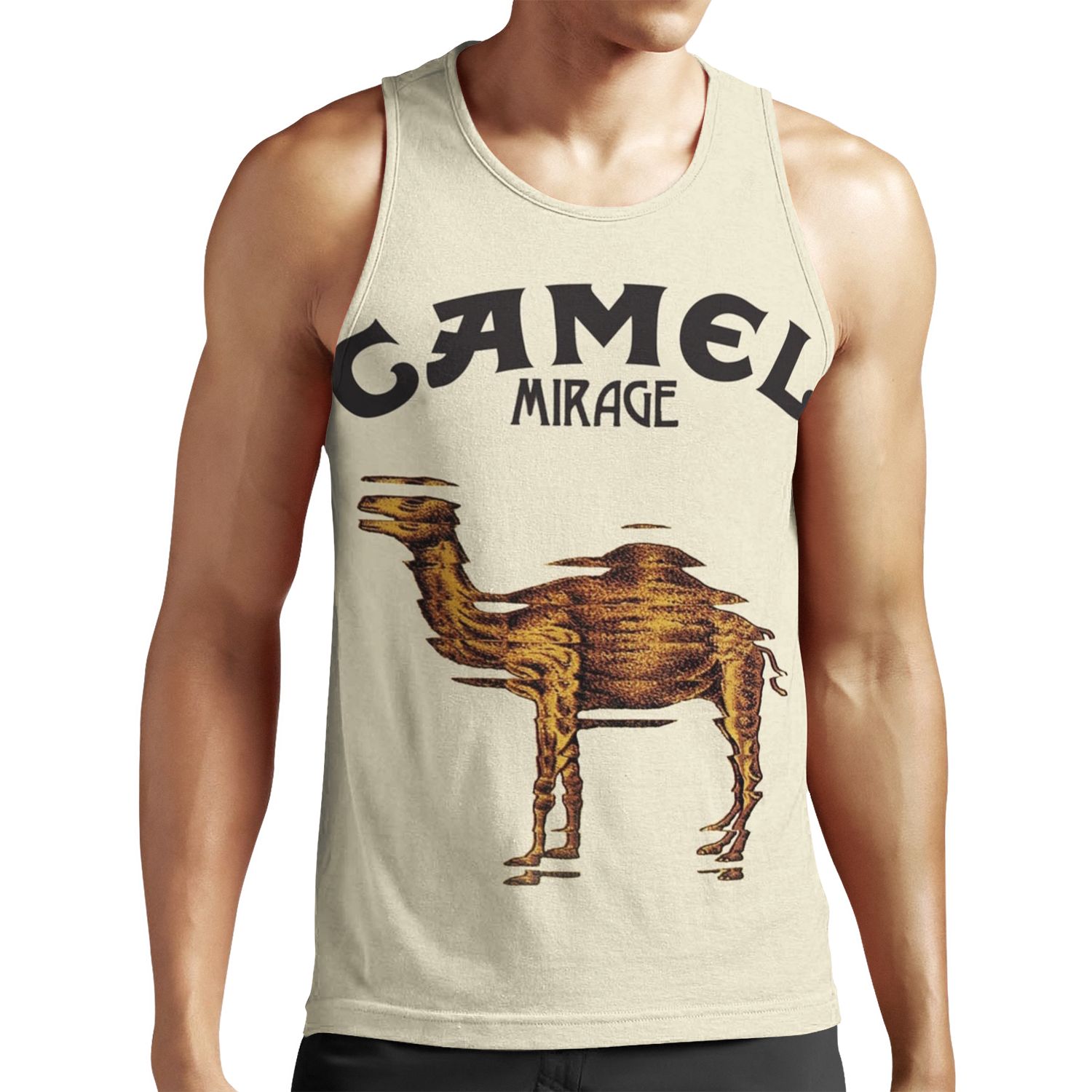 Camel Mirage Band All-over-print Unisex Tank Top
