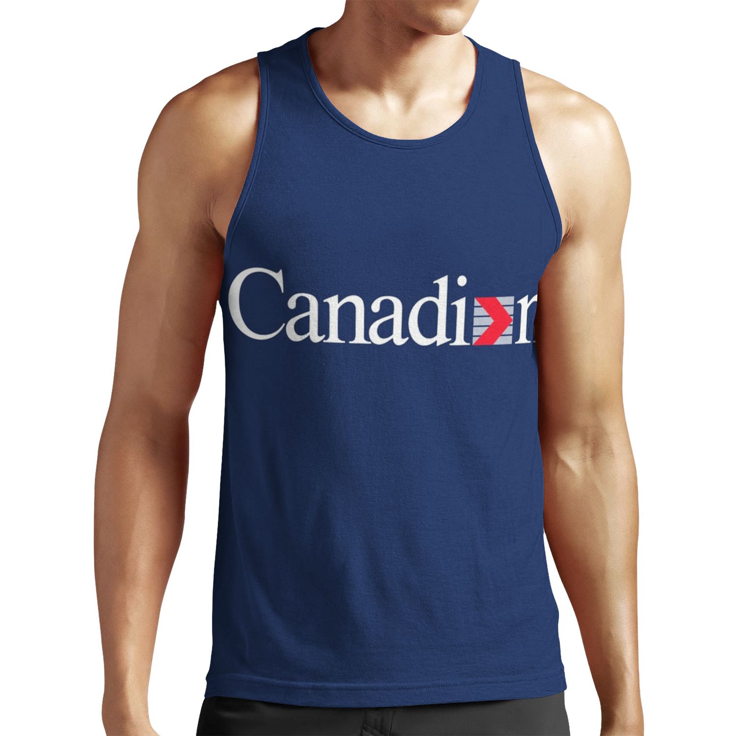 Canadian Airlines Logotype 01 All-over-print Unisex Tank Top