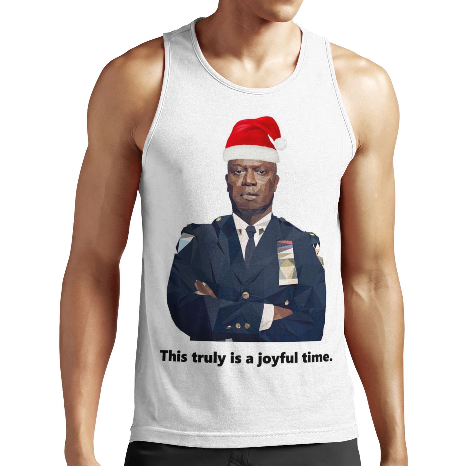 Capt Holt Is Having A Joyful Holiday Season All-over-print Unisex Tank Top