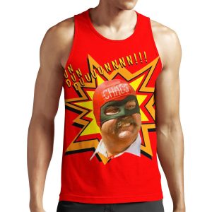 Captain Chaos In Honor Of The Greatest Superhero Ever All-over-print Unisex Tank Top