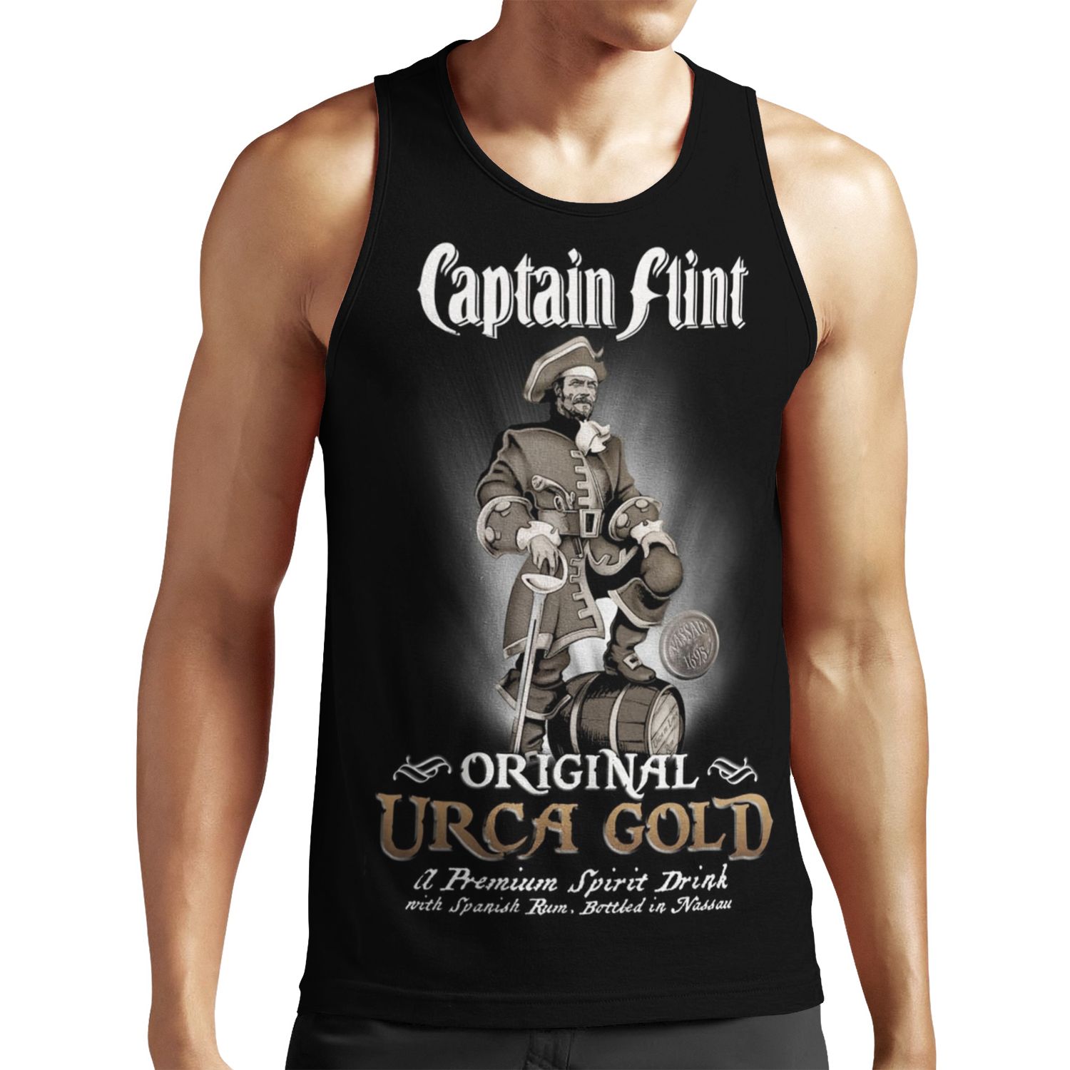 Captain Flint Rum All-over-print Unisex Tank Top