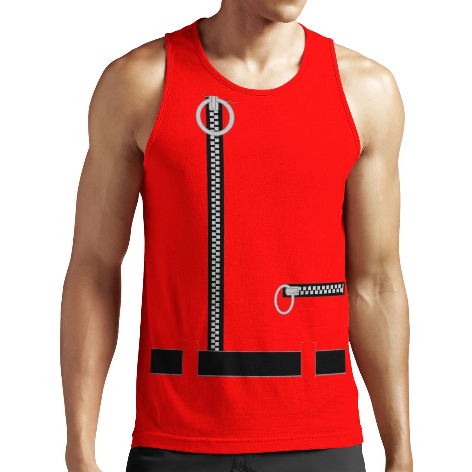 Captain Scarlet Blue Grey Whatever All-over-print Unisex Tank Top