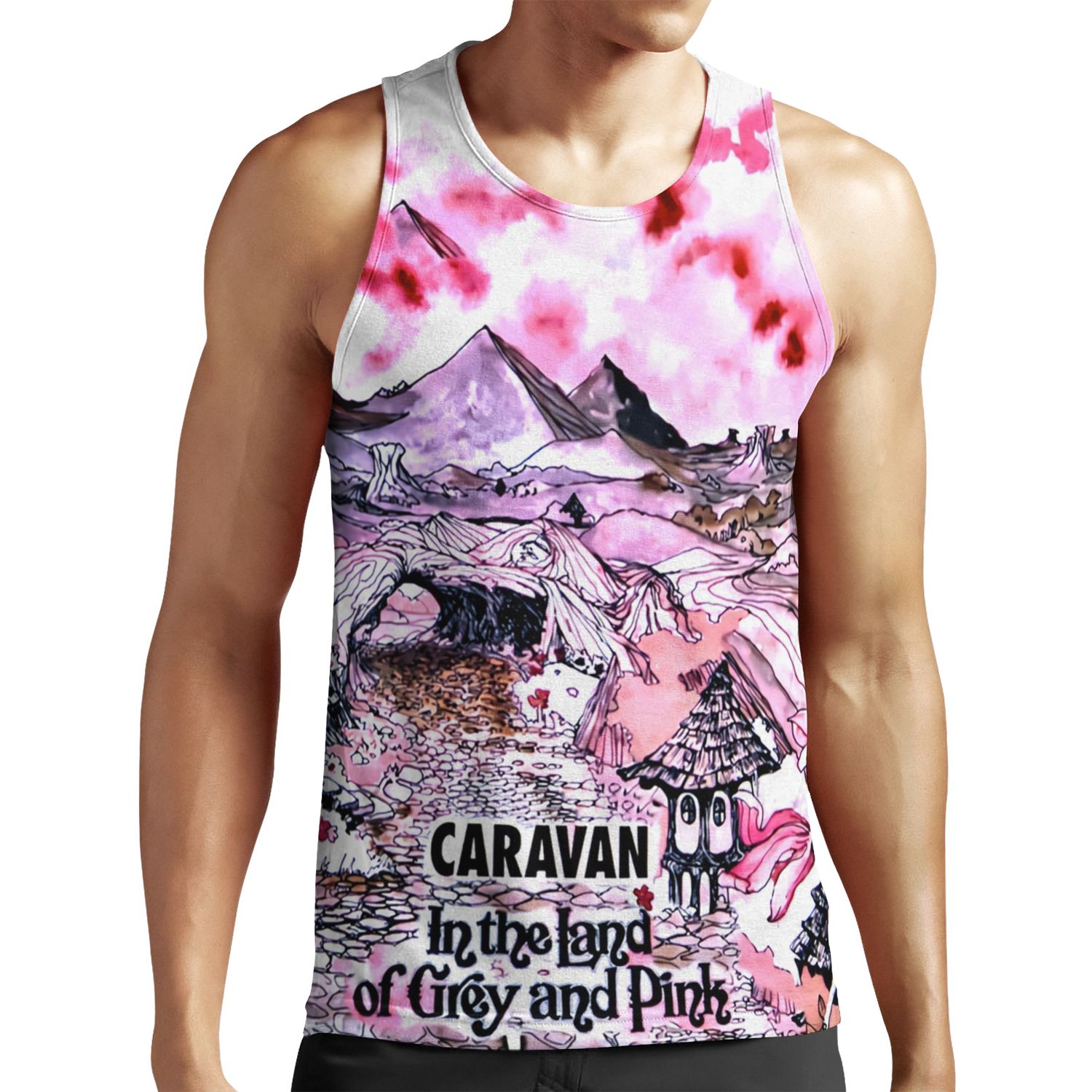 Caravan All-over-print Unisex Tank Top
