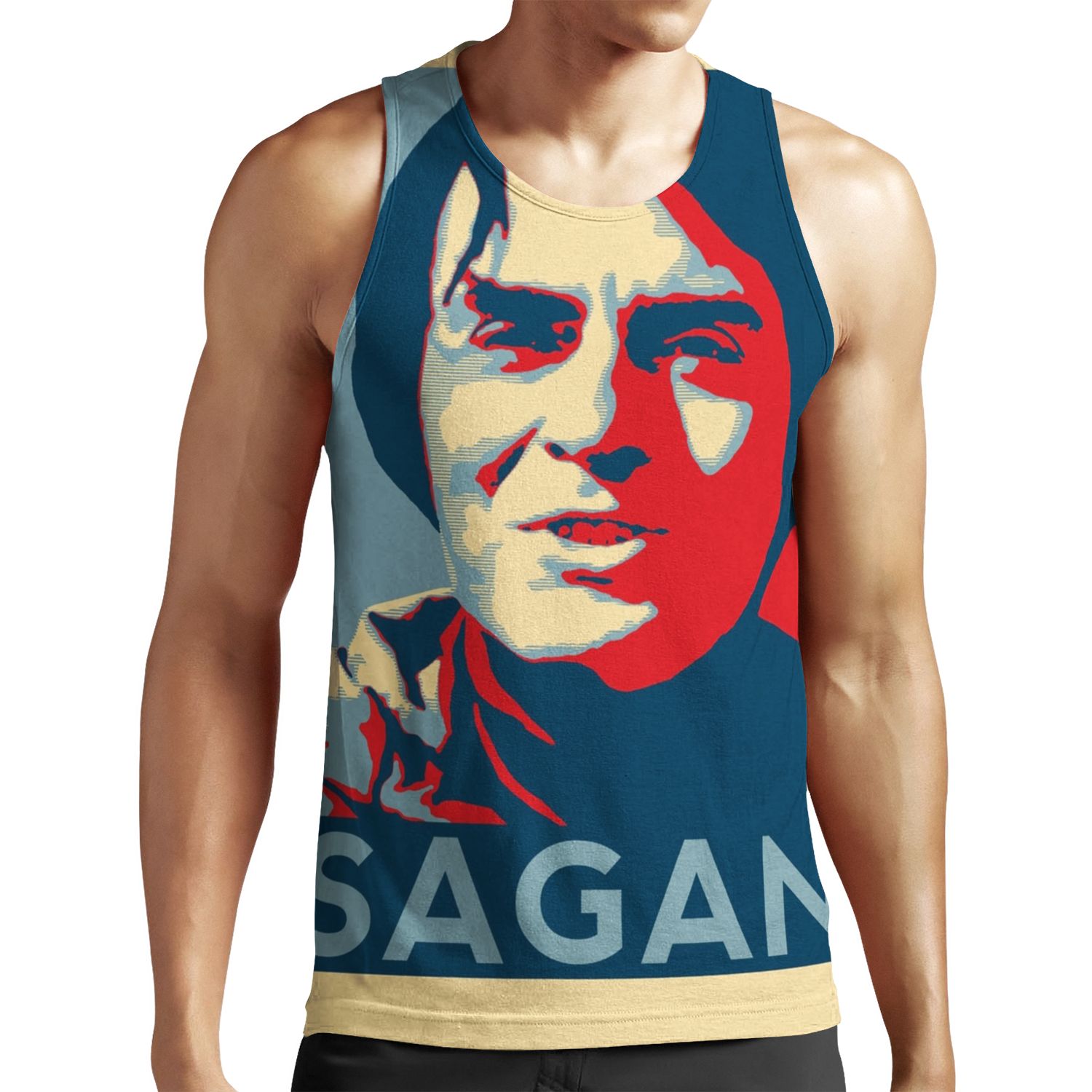 Carl Sagan All-over-print Unisex Tank Top