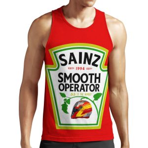 Carlos Sainz Smooth Chili Sauce All-over-print Unisex Tank Top