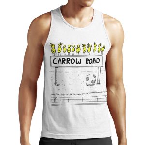 Carrow Road Canary Cartoon Inspired By Norwich City Fc All-over-print Unisex Tank Top