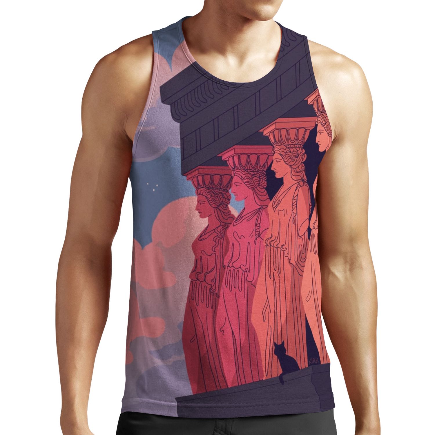Caryatids At Dusk All-over-print Unisex Tank Top