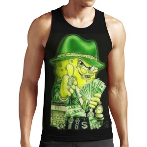 Cash Money Pimp Spongebob All-over-print Unisex Tank Top