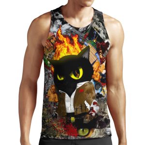 Cat Behemoth Master And Margarita All-over-print Unisex Tank Top