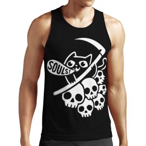 Cat Got Your Soul Ii All-over-print Unisex Tank Top