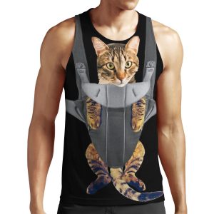Cat In A Baby Carrier All-over-print Unisex Tank Top