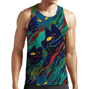 Caterwauling All-over-print Unisex Tank Top