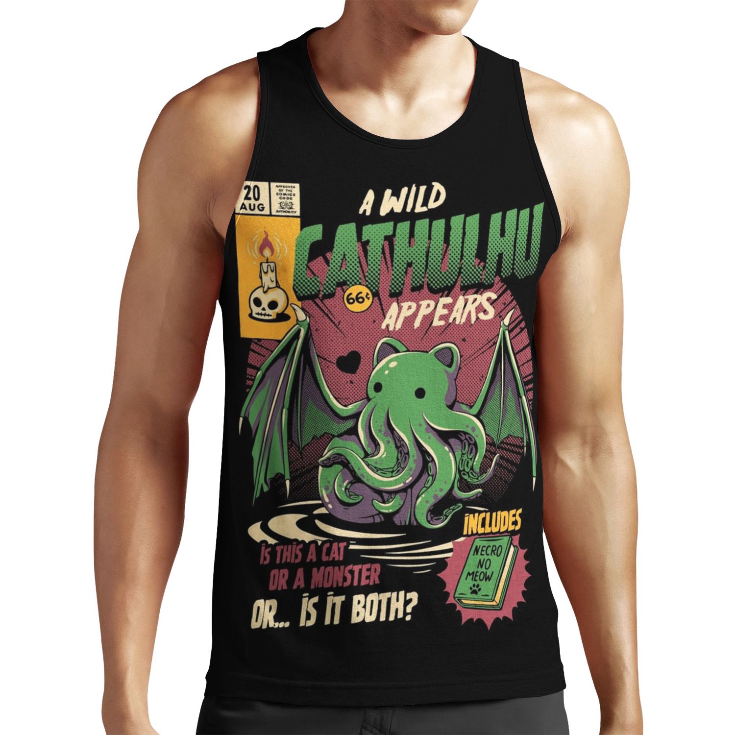 Cathulhu All-over-print Unisex Tank Top