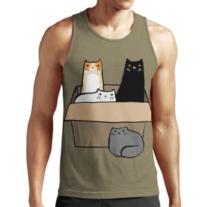 Cats In A Box All-over-print Unisex Tank Top