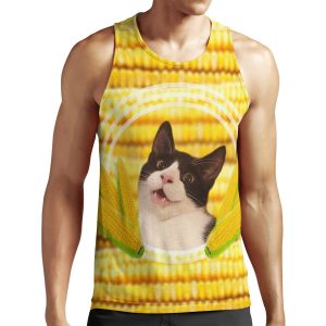 Cats Want The Corn All-over-print Unisex Tank Top