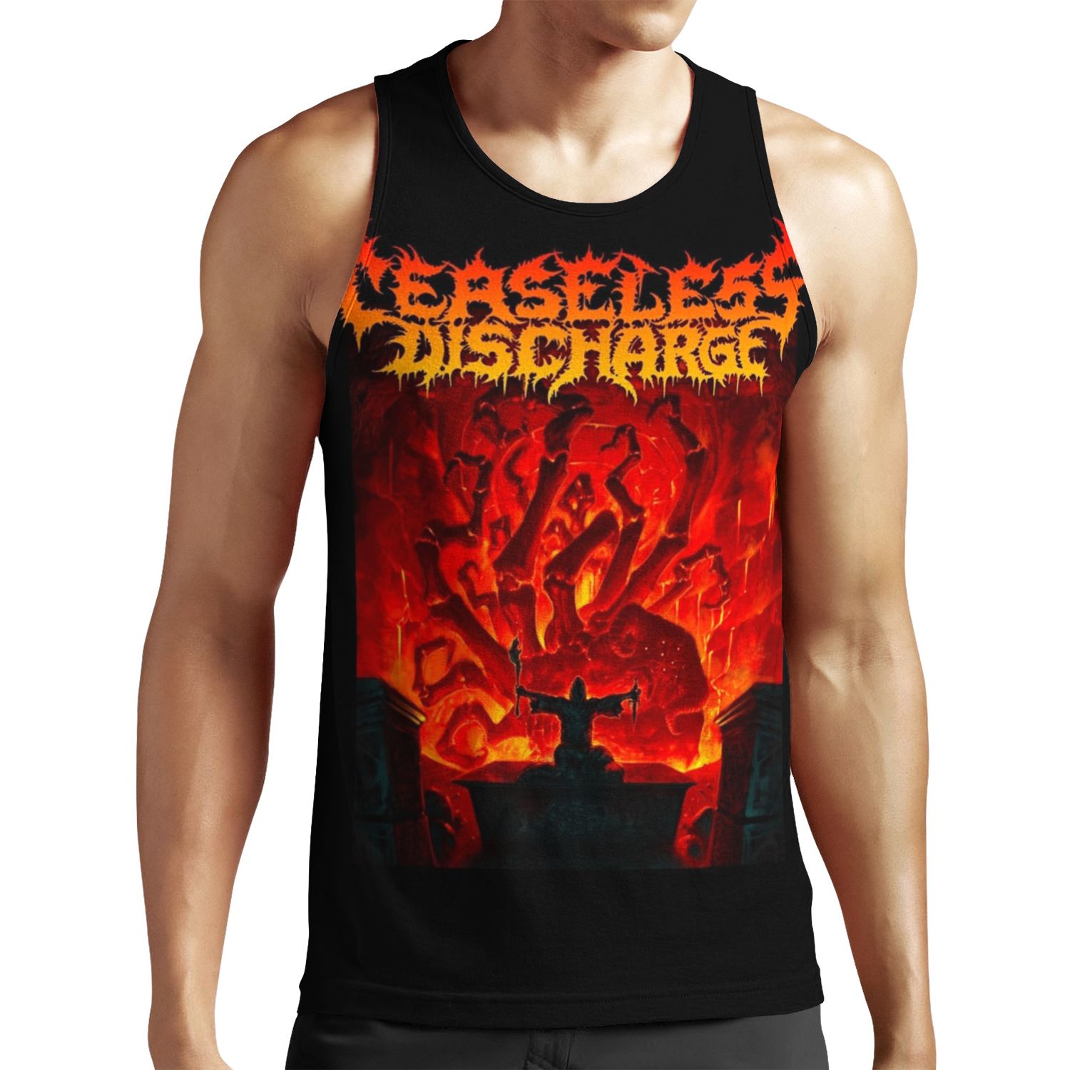 Ceaseless Discharge All-over-print Unisex Tank Top