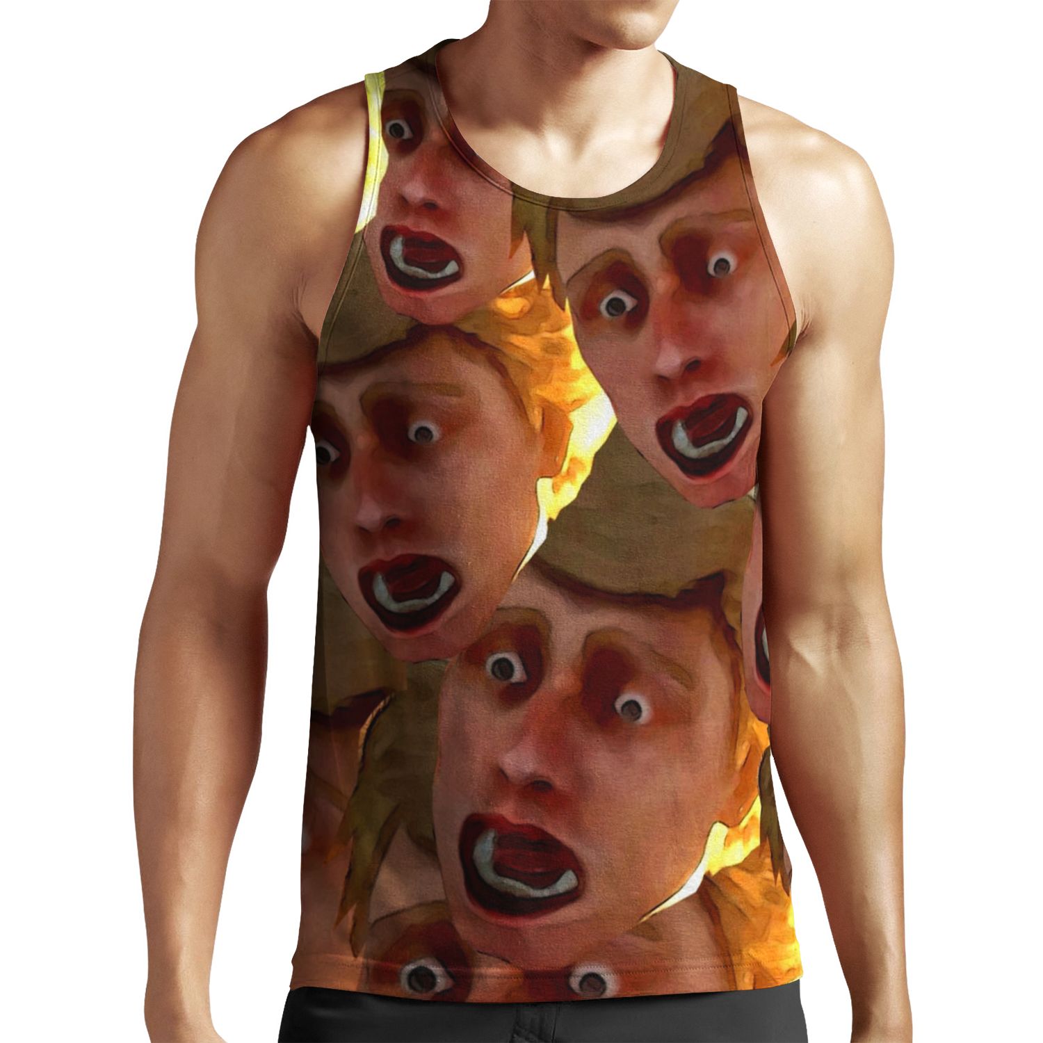 Chad Is Afraid All-over-print Unisex Tank Top