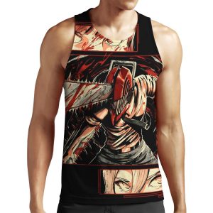 Chainsaw Devil All-over-print Unisex Tank Top