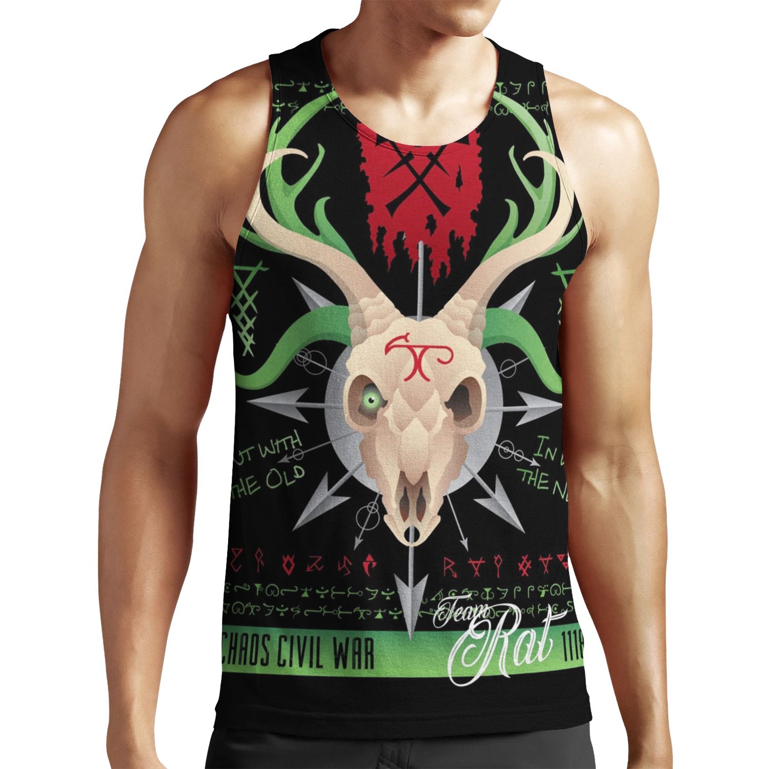 Chaos Civil War 1118 Team Rat All-over-print Unisex Tank Top