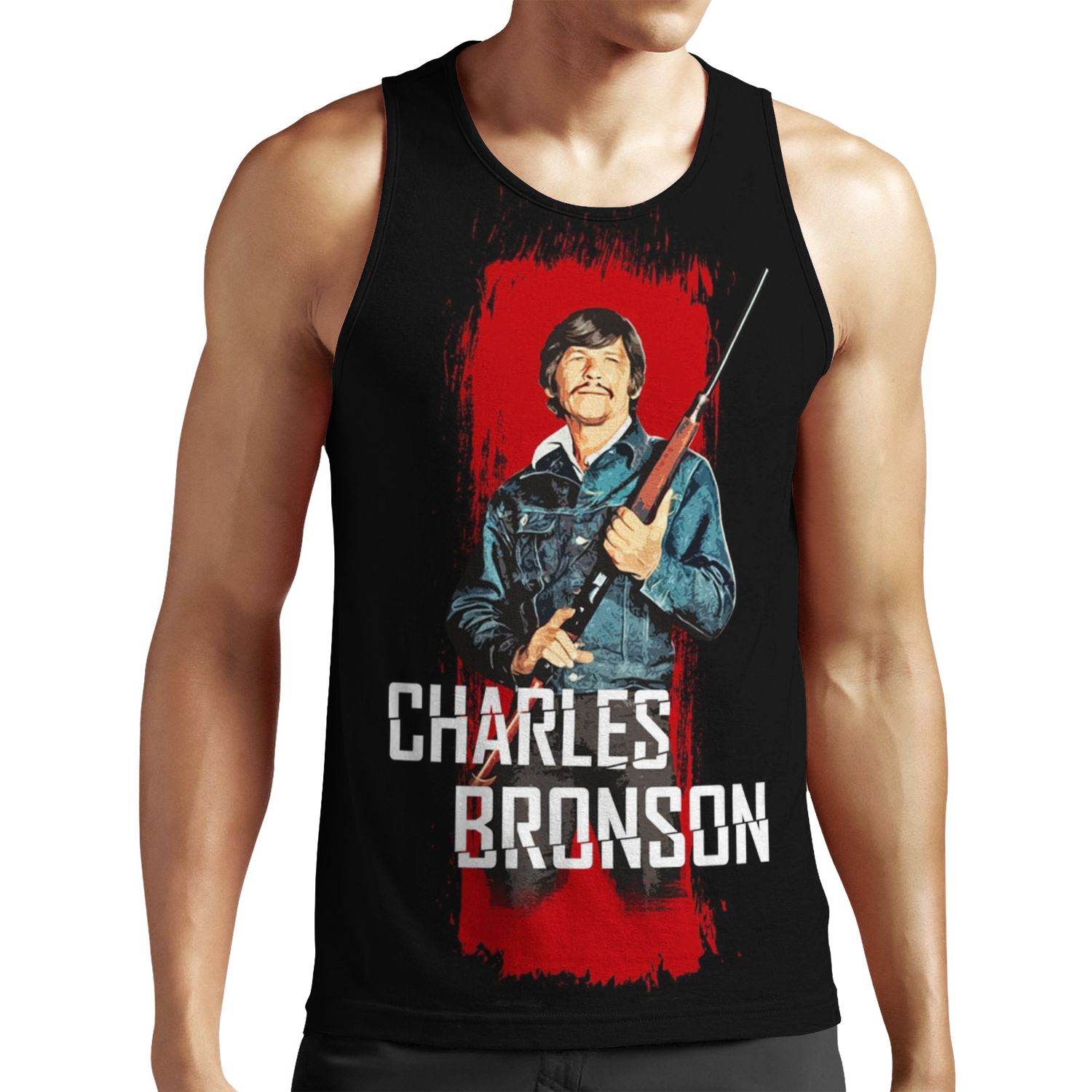 Charles Bronson Mr Majestyk All-over-print Unisex Tank Top