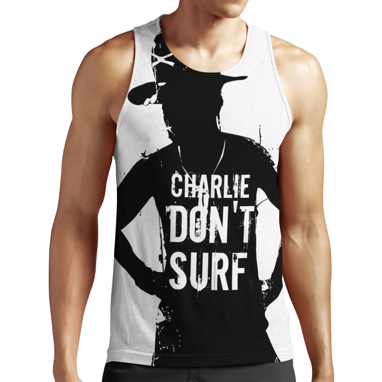 Charlie Don T Surf All-over-print Unisex Tank Top
