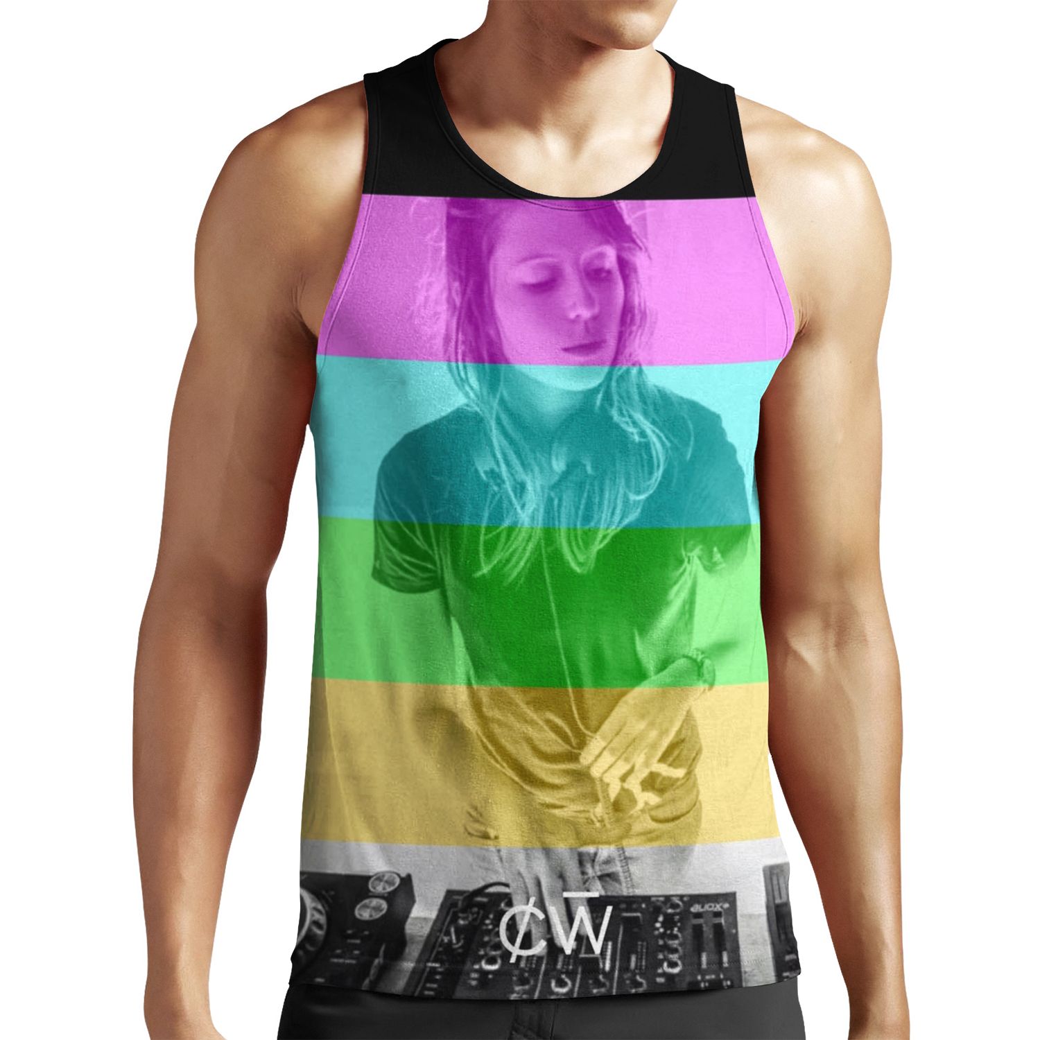 Charlotte De Witte Colors All-over-print Unisex Tank Top