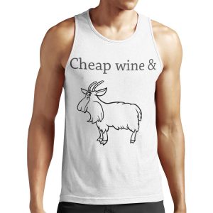 Cheap Wine And A Three Legged Goat All-over-print Unisex Tank Top