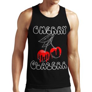 Cherry Glazerr Glazed Cherries Dark All-over-print Unisex Tank Top