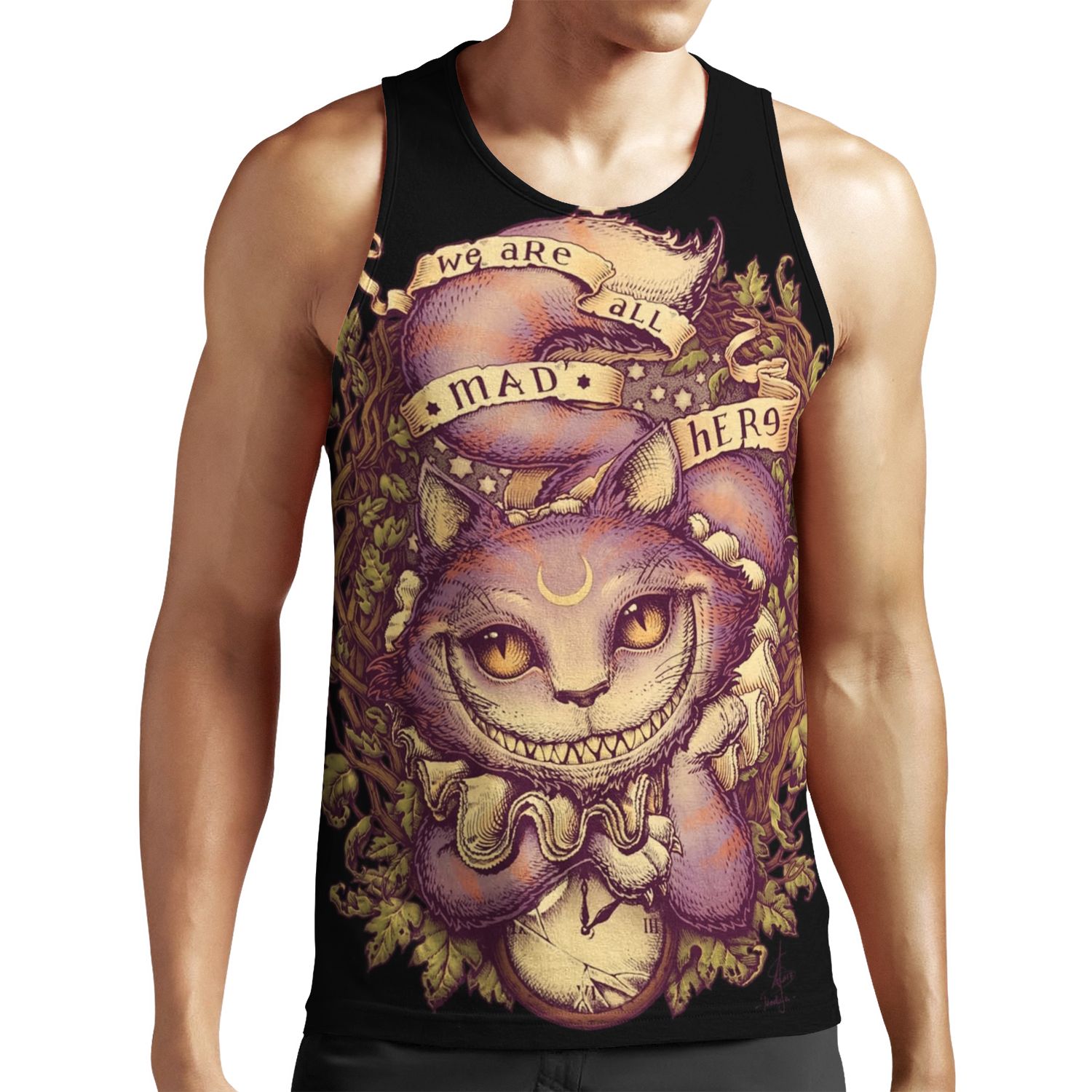 Cheshire Cat All-over-print Unisex Tank Top
