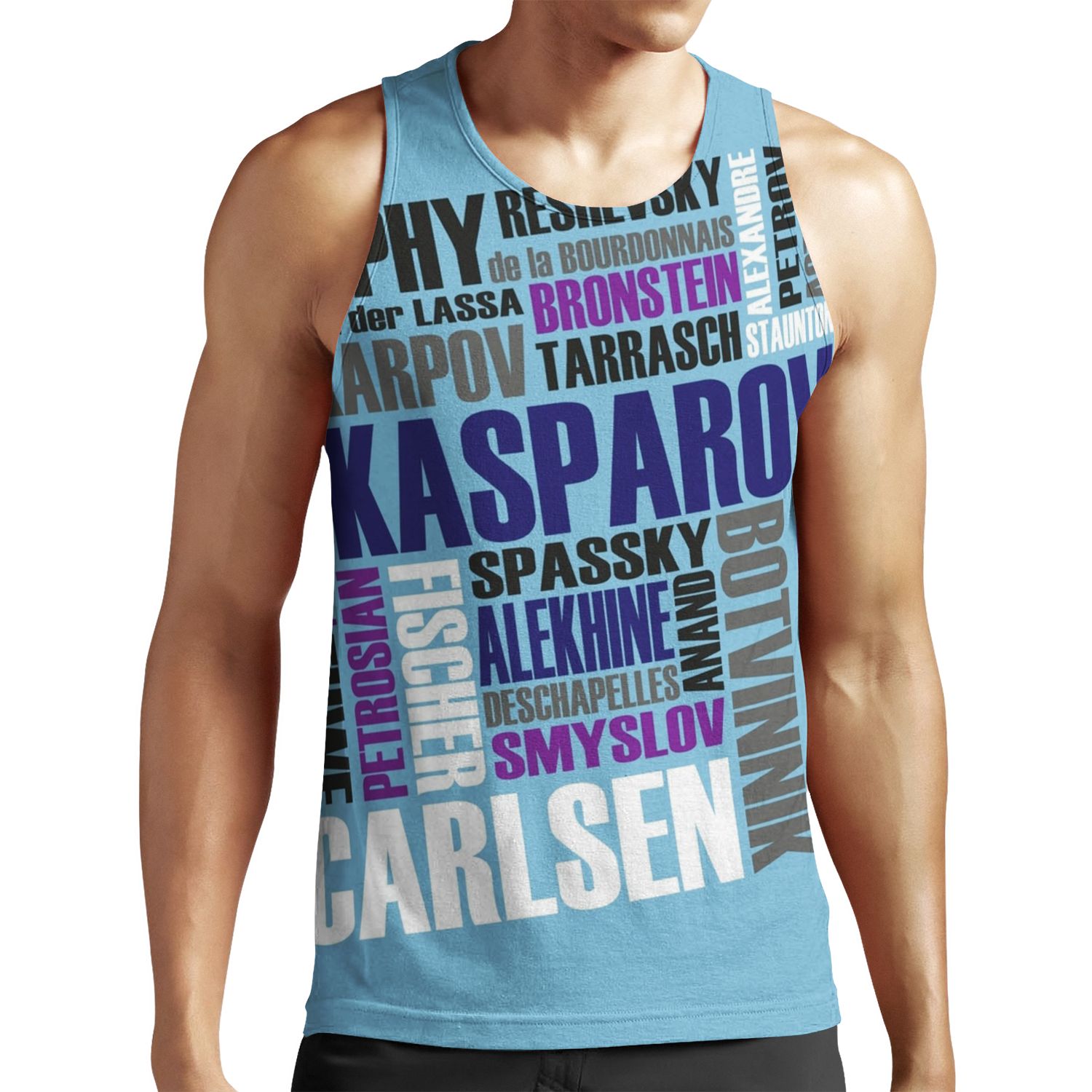 Chess All-over-print Unisex Tank Top Champs Design Champions All-over-print Unisex Tank Top