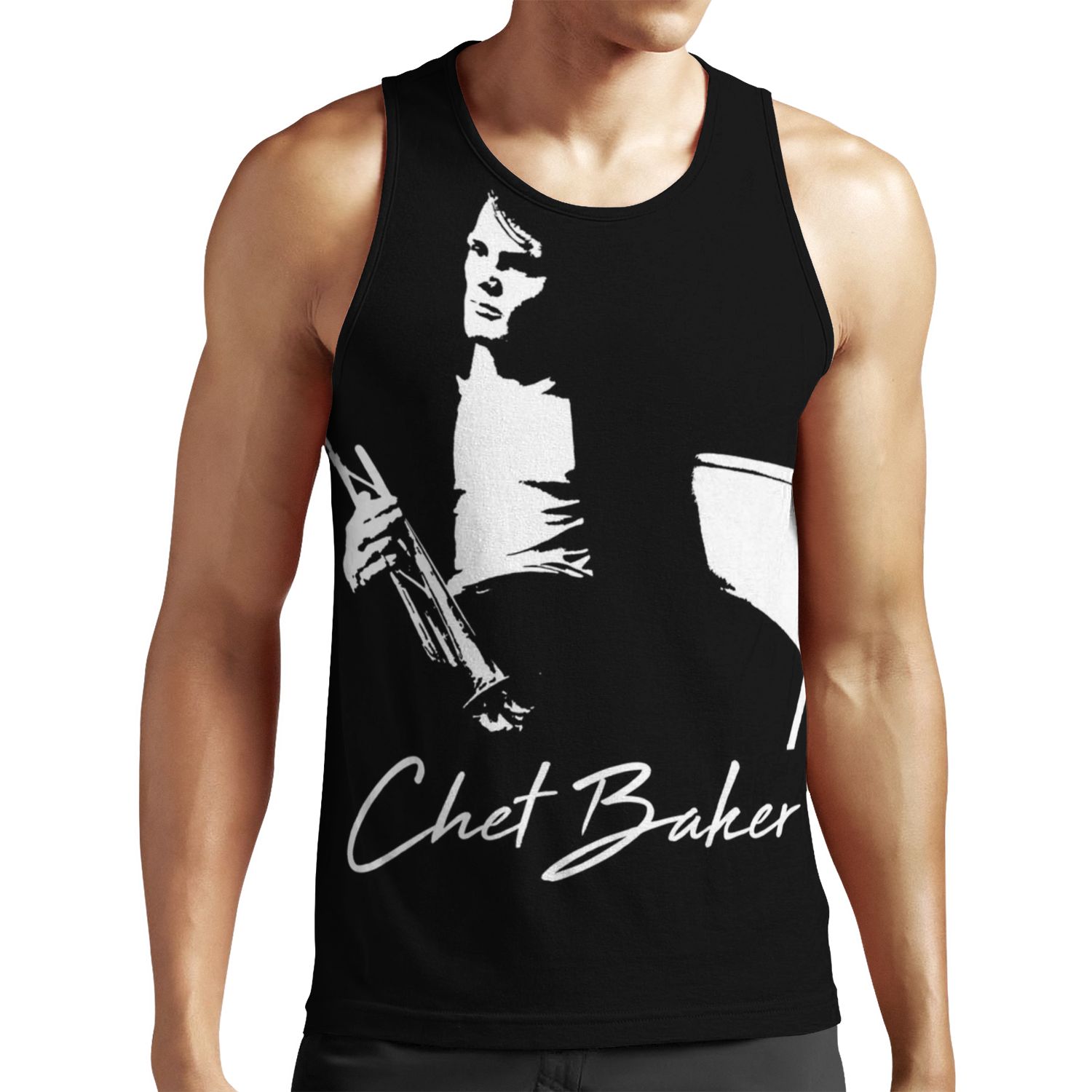 Chet Baker Jazz All-over-print Unisex Tank Top