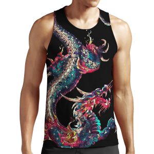 Chinese Dragon All-over-print Unisex Tank Top