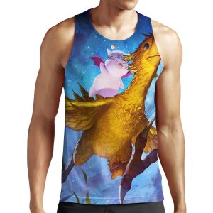 Chocobo And Mogry All-over-print Unisex Tank Top