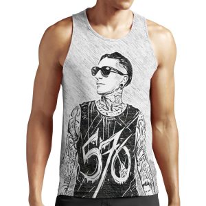 Chris Motionless 570 All-over-print Unisex Tank Top